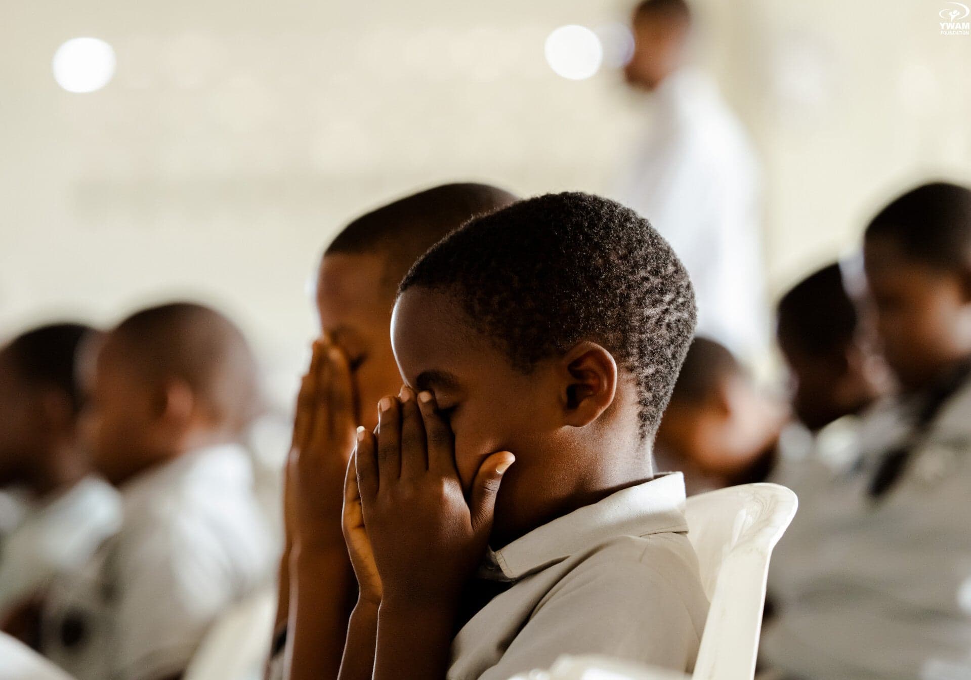 Jongere tijdens een weerbaarheidstraining van Mission of Hope
